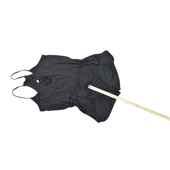 The North Face Women's Black Polyester Top L Preowned Flashdry Jumper - Picture 5 of 7